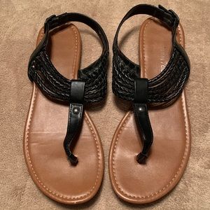 Black sandals